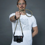 Rope Camera Strap Orange Sagebrush