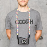 Braid Camera strap Rainbow